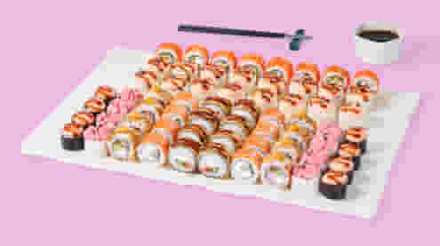 Блюдо Сет Грин флэг меню Галерея Суши Сет Грин флэг - Сеты - Галерея Суши, Чусовой