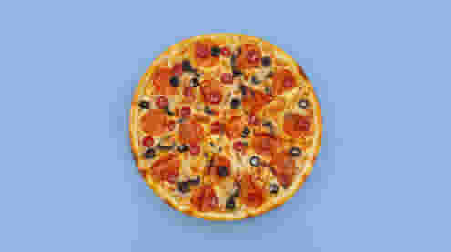 Блюдо Пицца Манхеттен меню Галерея Суши Пицца Манхеттен - Пицца - Галерея Суши, Сургут