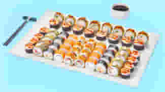 Блюдо Сет Вечер с Ведьмаком меню Галерея Суши Сет Вечер с Ведьмаком Сеты в Ханты-Мансийске