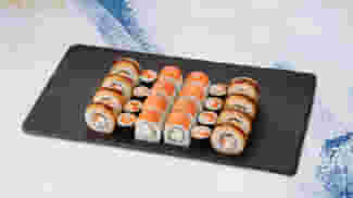 Блюдо Три ролла меню Галерея Суши Три ролла Сеты в Бугульме