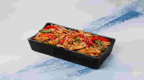 Блюдо Удон с курочкой под соусом терияки меню Галерея Суши Удон с курочкой под соусом терияки - WOK - Галерея Суши, Бугульма