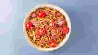 Блюдо Вок с мясом барбекю меню Галерея Суши Вок с мясом барбекю WOK в Тюмени